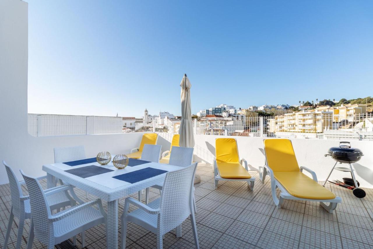 Top Renoviertes Apartment Mit Grosser Terrasse Albufeira Exterior foto